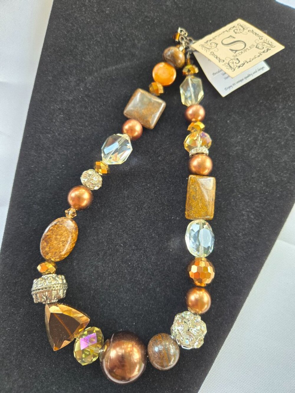 Scooples Handmade Beaded Necklace by Cindy French
